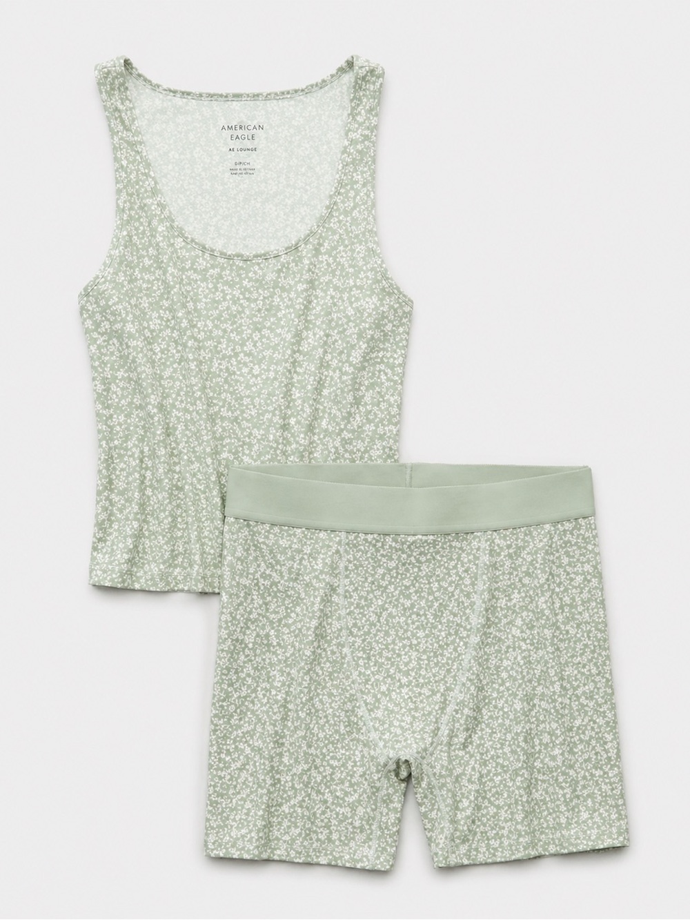 3 American Eagle Boy Short + Tank Lounge Sets Size M - Picture 11 of 11